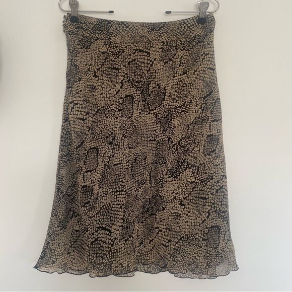 Vintage Animal Print Midi Skirt - Picture 2 of 5